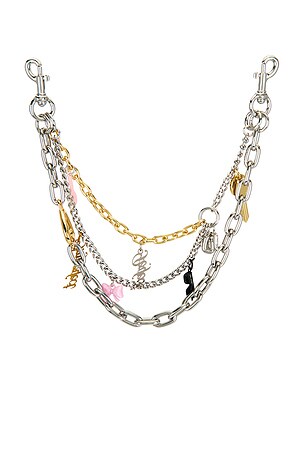 Marc Jacobs The Shoulder Strap in Metallic Silver