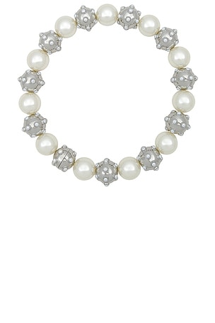 Pearl Dot Statement Necklace Marc Jacobs