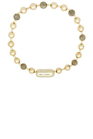 Monogram Ball Chain Necklace Marc Jacobs