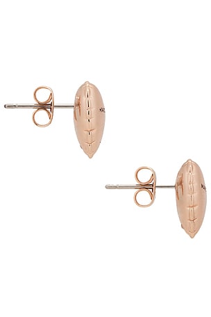 Marc Jacobs Balloon Heart Earrings in Rose Gold