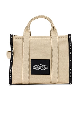 Marc Jacobs The Jacquard Medium Tote Bag in Beige