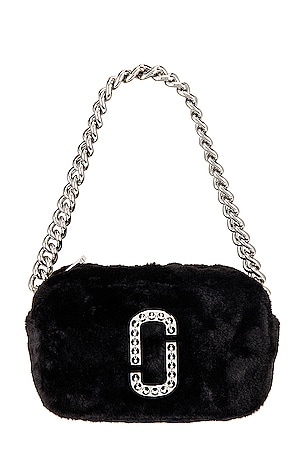 High quality Marc J acobs Black monochrome snapshot bag