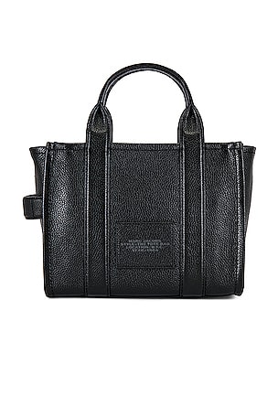 Marc Jacobs The Leather Small Tote Bag in Black