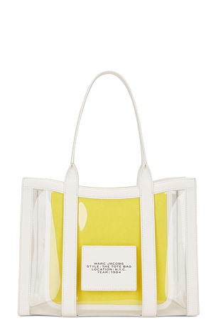 Marc Jacobs The Clear Medium Tote in White