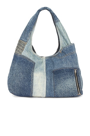 Marc Jacobs The Deconstructed Denim Sack Bag in Blue