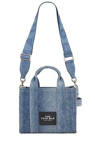 The Crystal Denim Small Tote BagMarc Jacobs$350