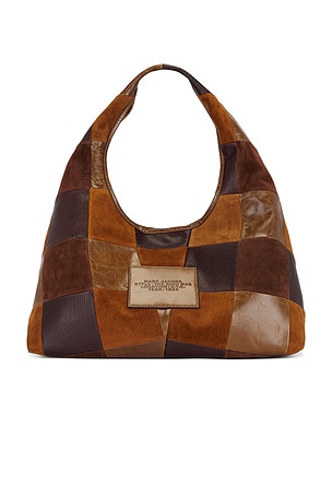 Marc Jacobs The Suede Patchwork Sack Bag in Brown