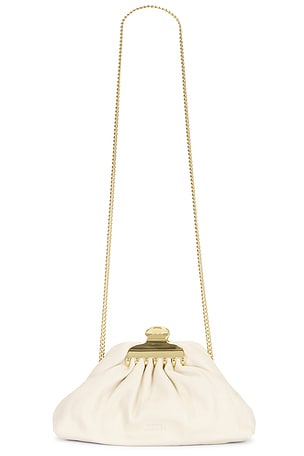 Marc Jacobs The Small Claw Clip Clutch in Ivory