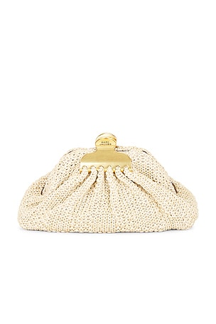 Marc Jacobs The Small Claw Clip Clutch in Neutral