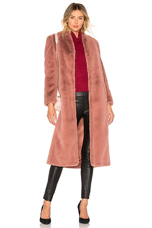 Michelle mason faux fur coat best sale