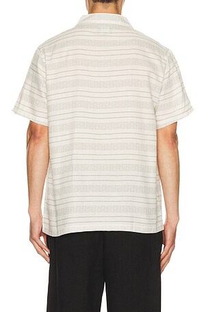 Maui and Sons Terra Nova Short Sleeve Shirt in Cream