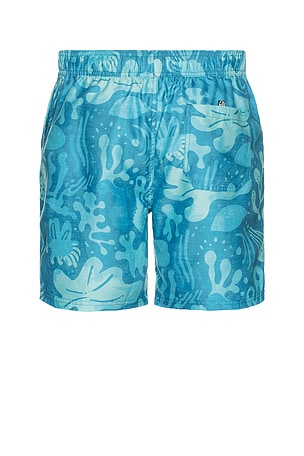 Maui and Sons Runner Classic Swim Trunks in Blue