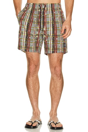 Ember Plaid Jam Short Maui and Sons