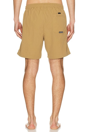 Maui and Sons Stone Swim Trunk in Brown