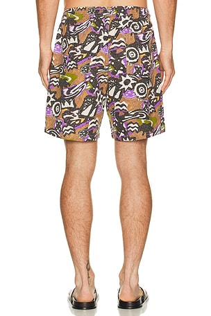 Maui and Sons Molten Jam Short in Brown