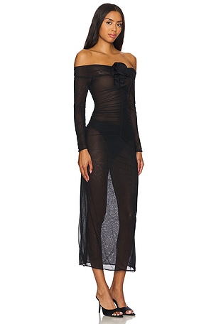 Maygel Coronel Heliosa Maxi Dress in Black