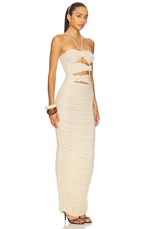 Maygel Coronel Veranera Dress in Neutral