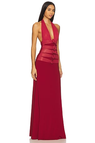 Maygel Coronel Villadiego Dress in Red