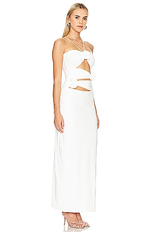 Maygel Coronel Veranera Dress in White