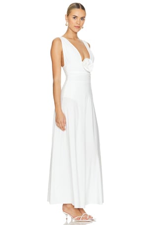 Maygel Coronel Orinoco Dress in White