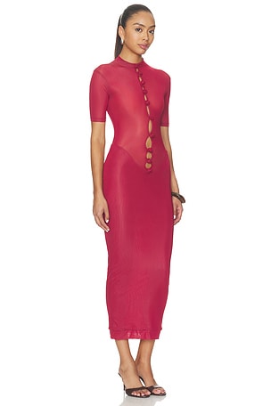 Maygel Coronel Alma Maxi Dress in Red