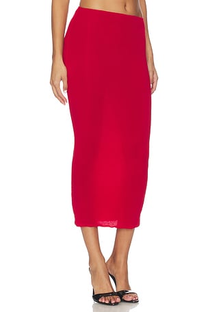 Maygel Coronel Aelia Skirt in Red
