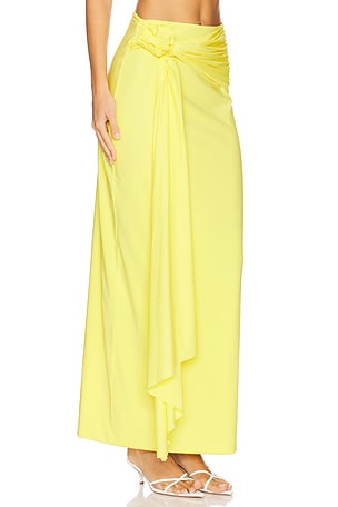 Maygel Coronel Crisol Maxi Skirt in Lemon