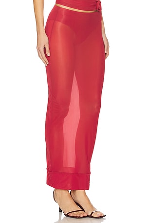 Maygel Coronel Jagua in Red