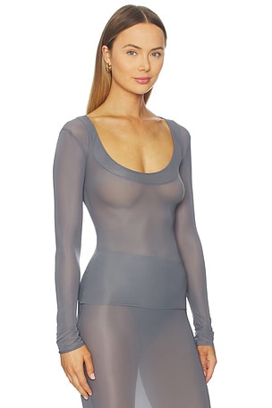 Maygel Coronel Milo Top in Charcoal