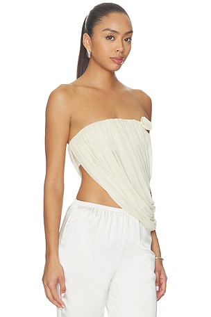 Maygel Coronel Linea Top in White