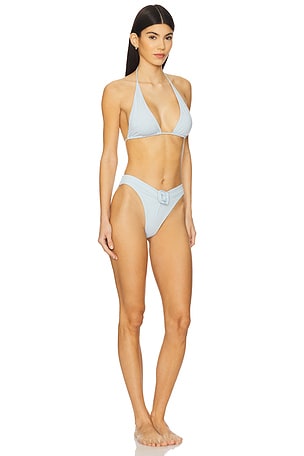 Maygel Coronel Malanga in Baby Blue