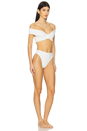 Maygel Coronel Sauco Bikini Set in White