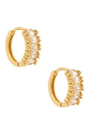 Baguette Hoops Mazin Jewels