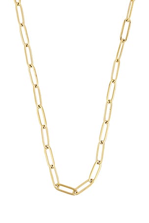 Mazin Jewels The Sydney Necklace in Metallic Gold