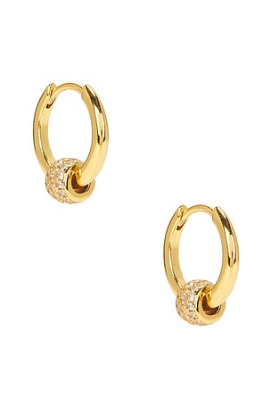 Pave Mini Hoops Mazin Jewels