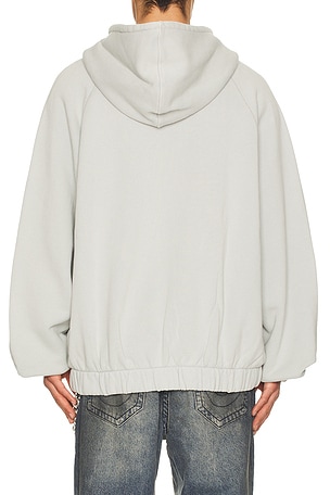 MISBHV Community Zipped Hoodie in Grey