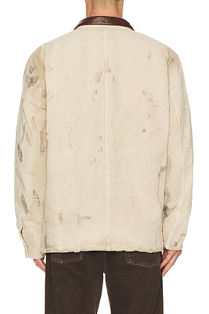 MISBHV Marfa Twill Work Jacket in Cream