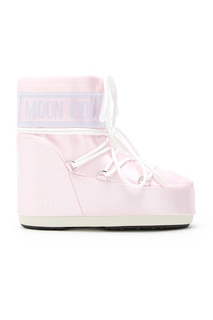 MOON BOOT Kids Icon Pearly Low Boot in Pink