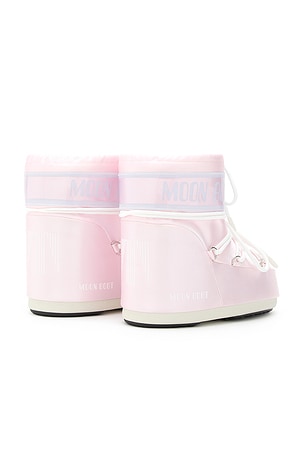 MOON BOOT Kids Icon Pearly Low Boot in Pink