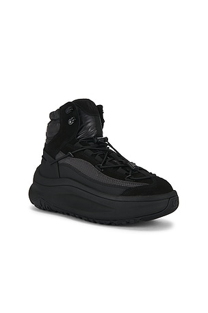 MOON BOOT Moon247 Xlace Mid Boot in Black. Size 45. Also