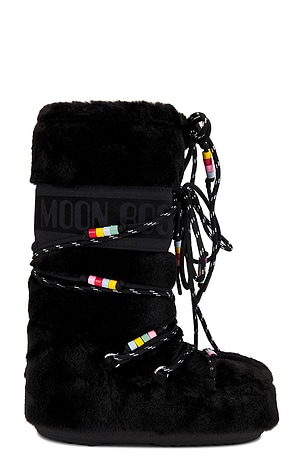 Icon Faux Fur Beads Boot MOON BOOT