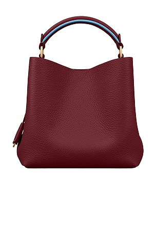 MAISON de SABRÉ The Mini Bucket Bag in Burgundy