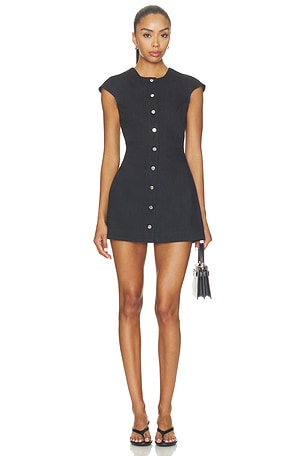 Cap Sleeve Denim Mini Dress MATTHEW BRUCH