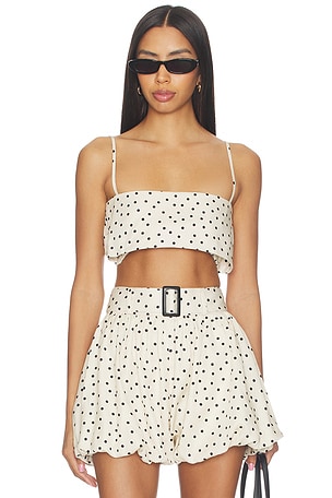 TOP CURTO ESTRUTURADO TIPO BANDEAU MATTHEW BRUCH