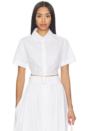Cropped Tie Back Button Up MATTHEW BRUCH
