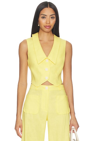 Collared V-neck Vest MATTHEW BRUCH