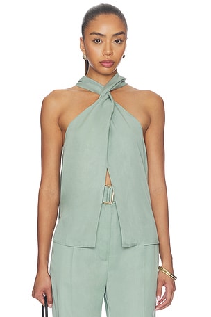 Twist Halter Top MATTHEW BRUCH