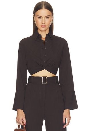 Twist Button Up Top MATTHEW BRUCH