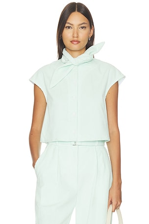 Tie Neck Button Up Shirt MATTHEW BRUCH