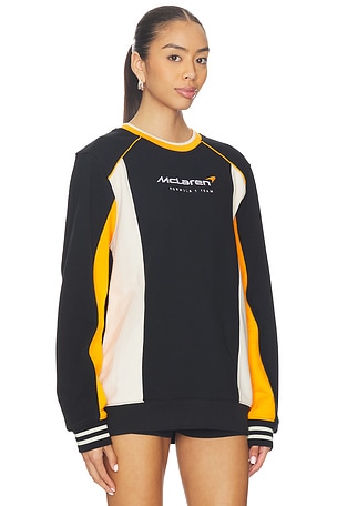 McLaren Formula 1 Race Day Crewneck Sweatshirt in Black